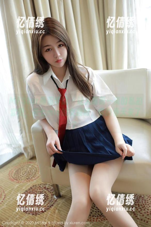 MFStar模范学院 - 让人眼前一亮的私拍套图，美七mia的女孩啊，你的春天来了？