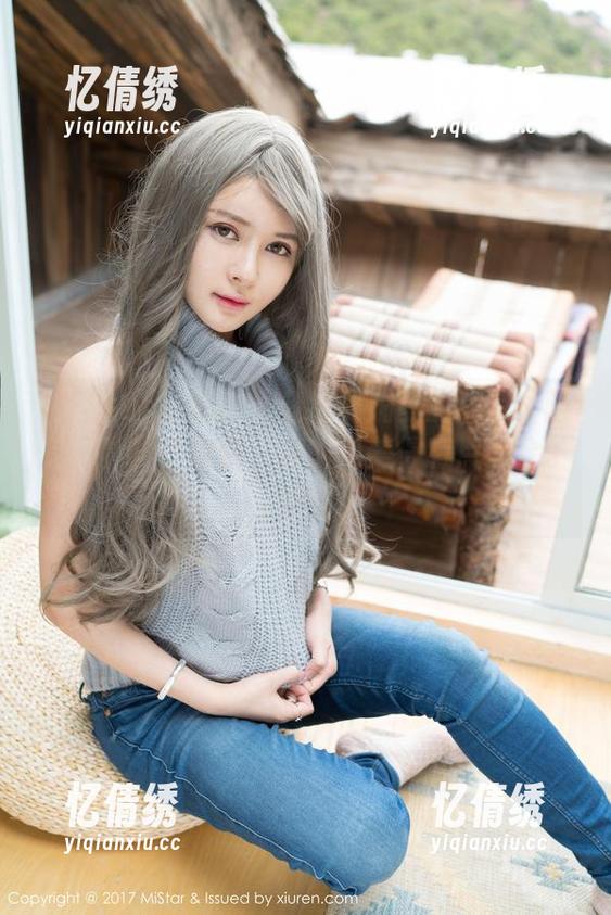 MiStar魅妍社 - 精选舞媚歆的居家体验，写真里的随性，真的是美得有点过分了吧！