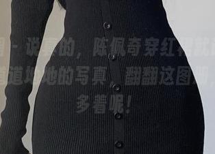 微密圈 - 说真的，陈佩奇穿红裙就该上封面，道道地地的写真，翻翻这图册，乐子多着呢！