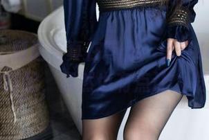 魅妍社 - 精选写真在等你：小乔Joyi与灰丝的搭配，竟然也有点让人发愣？